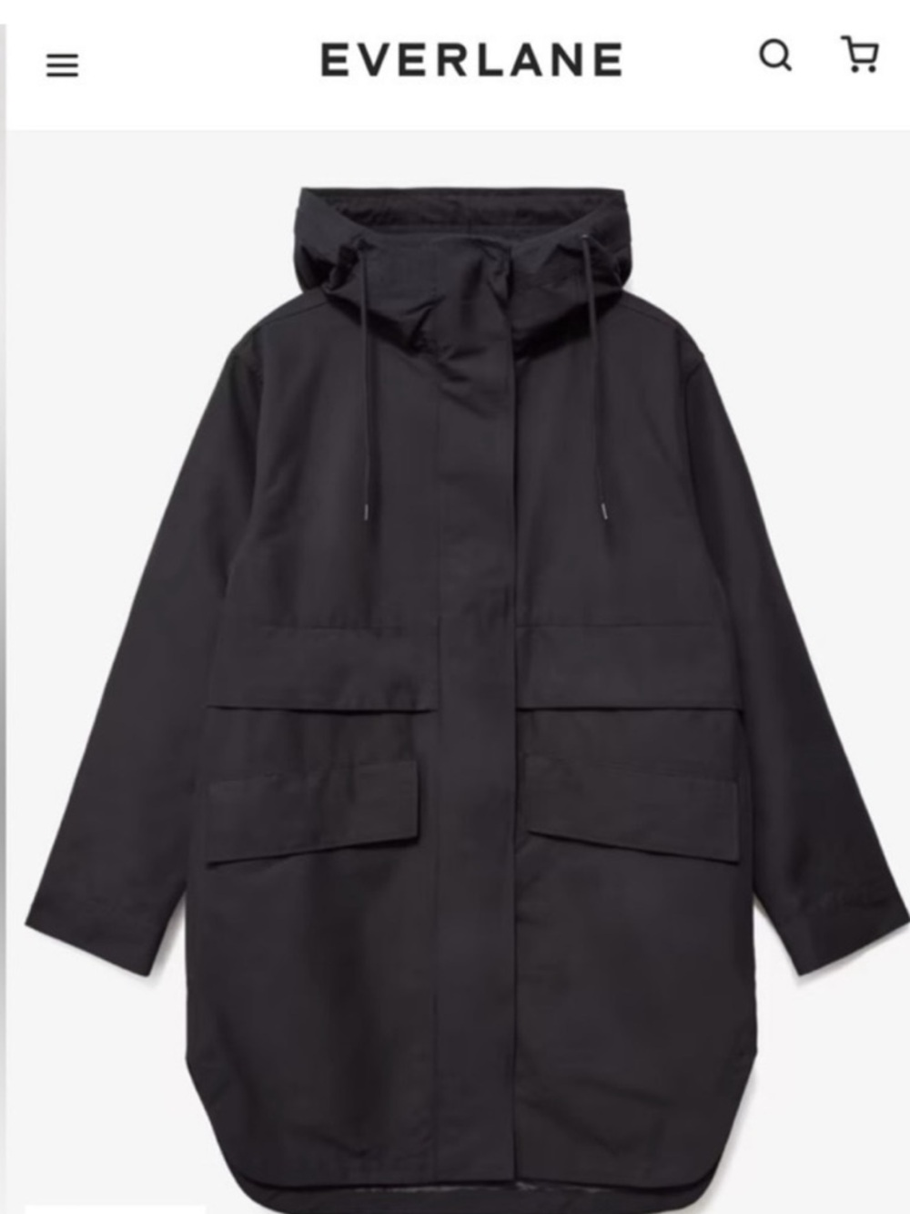 Everlane Renew Anorak jacket in size XS